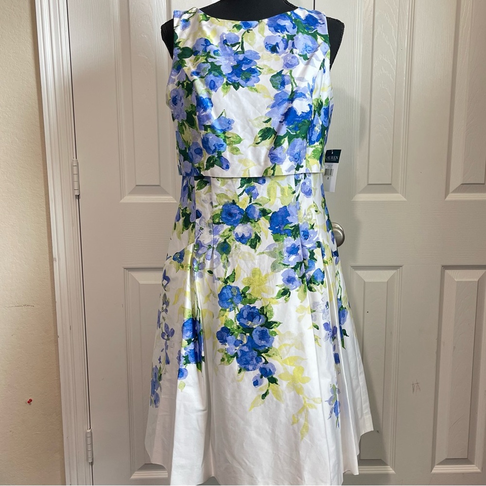 Lauren Ralph Lauren- Spring Summer Floral Dress NWT